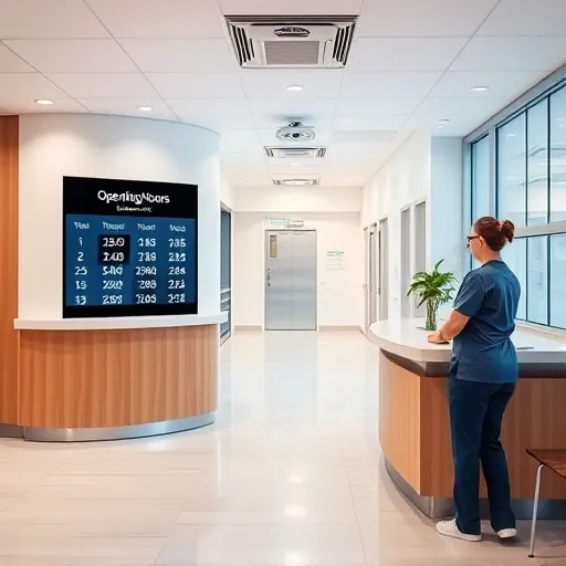 정형외과 및 특수 클리닉별 요일별 운영 시스템